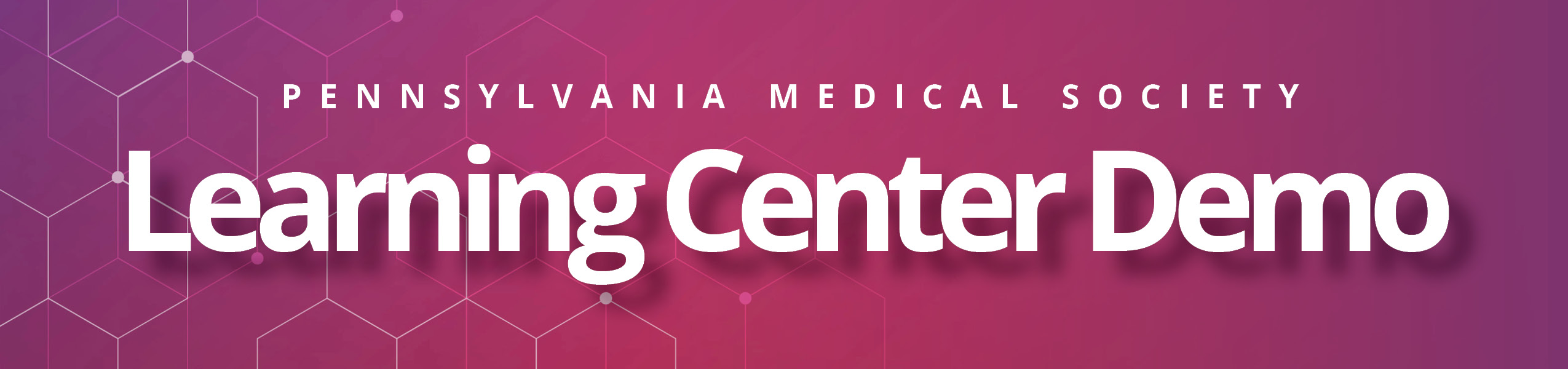 PAMED Learning Center Demo