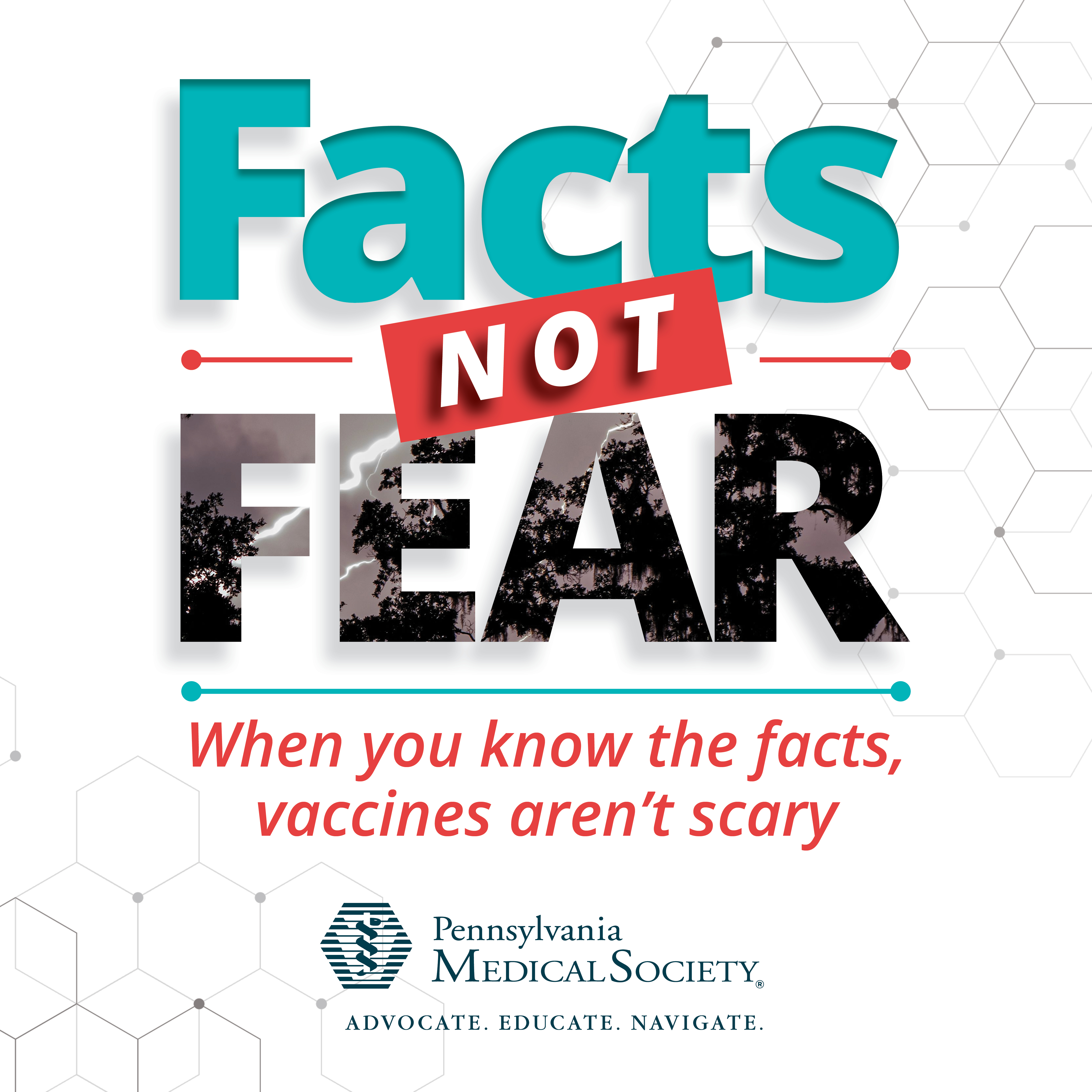 Facts Not Fear social media post