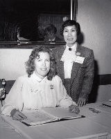 Pennsylvania Medical Society Auxillary: Mrs. John Hansell and Mrs. Kun Hyung Kim