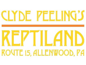 Clyde Peeling's Reptiland Logo